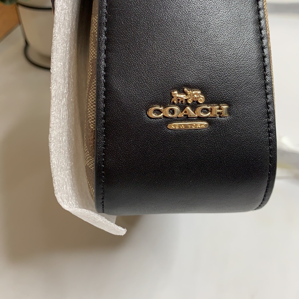 Coach Marlie Top Handle Satchel Crossbody In Sig Canvas Bag $450 - Picture 13 of 13